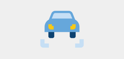 A graphic of a car