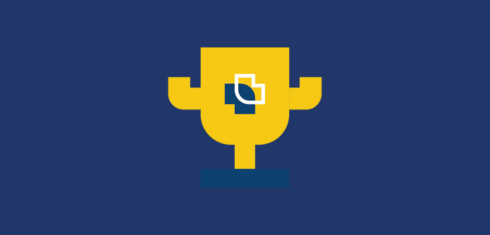 A graphic of a trophy