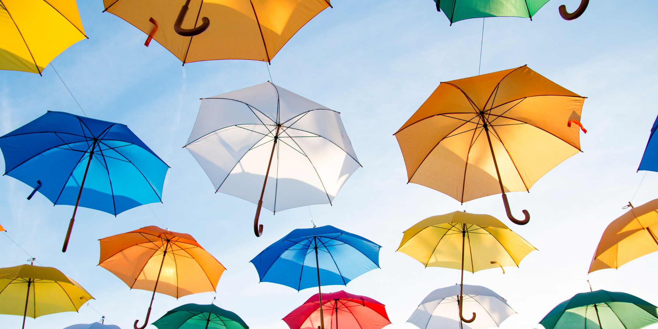 Sky and Umbrellas