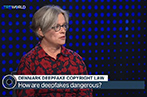 Professor Julia Hörnle speaking on the Roundtable show.