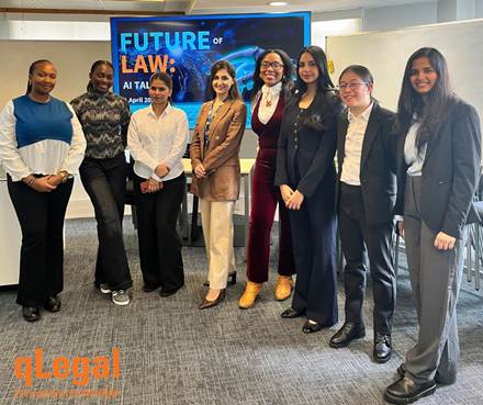 Attendees of the qLegal AI Talks Competition.