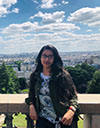 Habiba Akter looking at camera