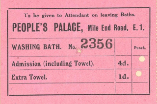 Ticket reading 