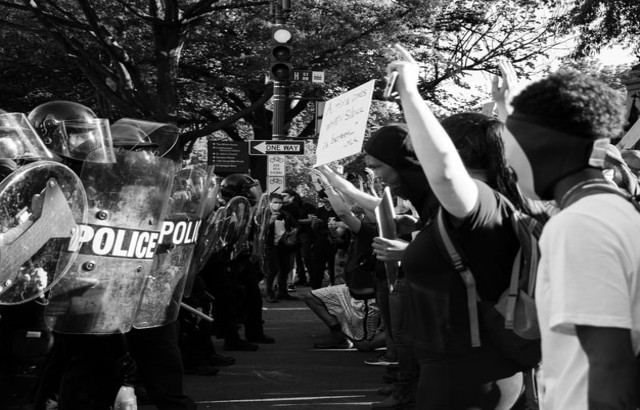 Black Lives Matter Protest in Washington DC in June 2020 (Instagram: @koshuphotography)