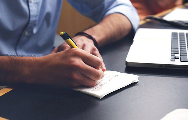 A person working in an office. Credit: Pixabay