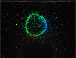 3D image of an electron neutrino in the detector