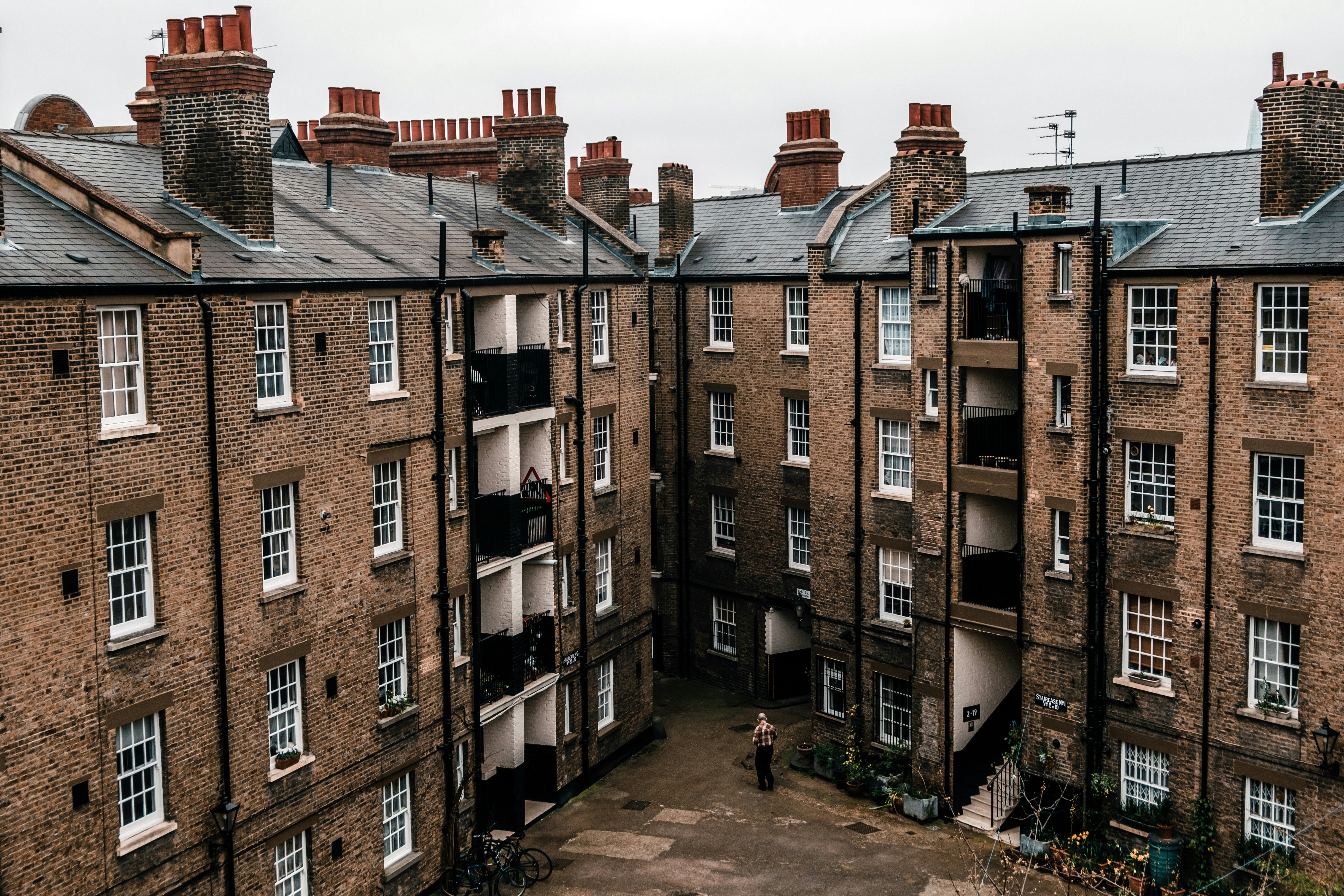 London council housing block
