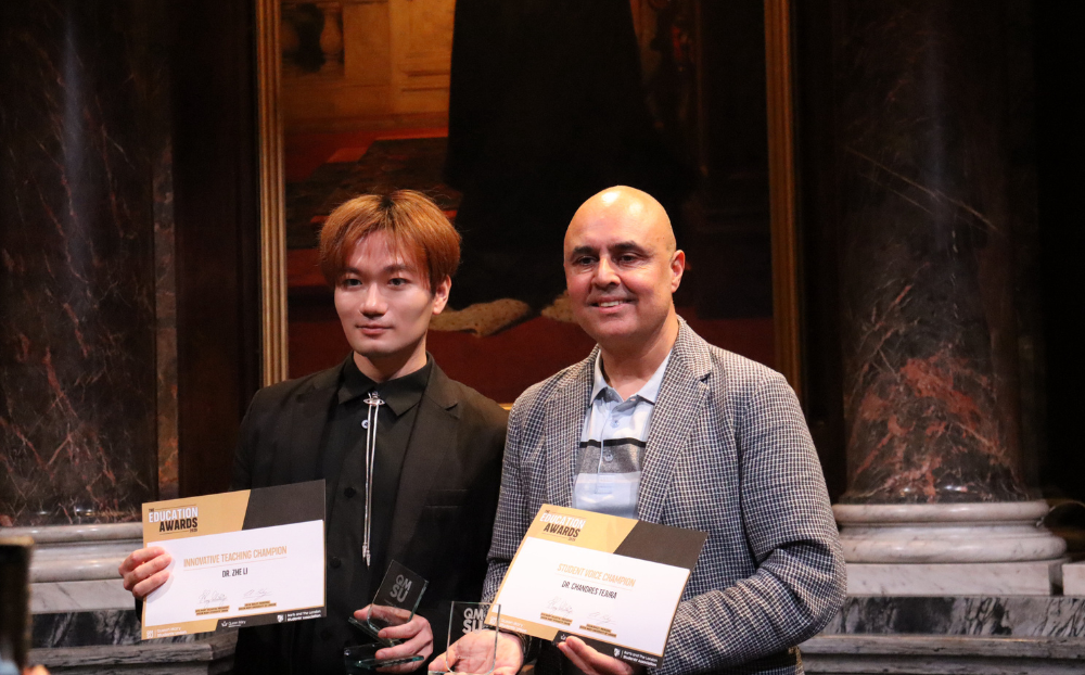 Image of Dr Zhe Li and Dr Chandres Tejura