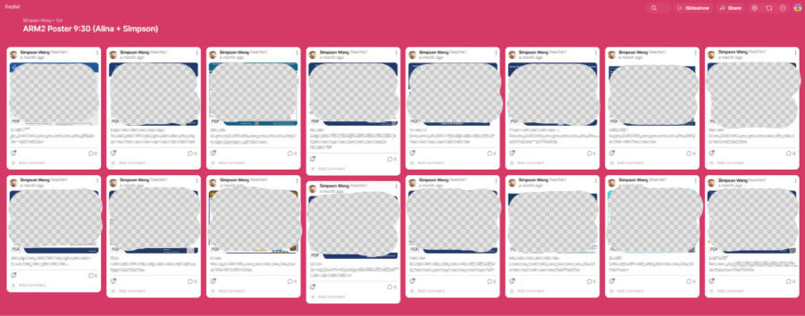Padlet board shared with Dr Simpson Wong